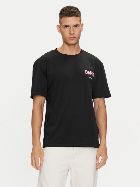 

Футболка свободного кроя Hugo, черный