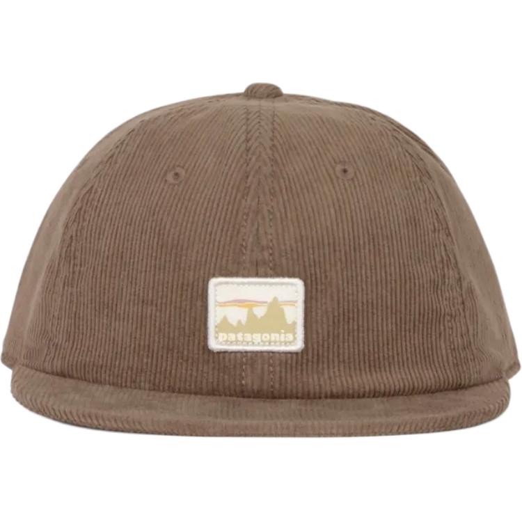 

Patagonia Органическая хлопковая бейсболка унисекс коричневая, Brown