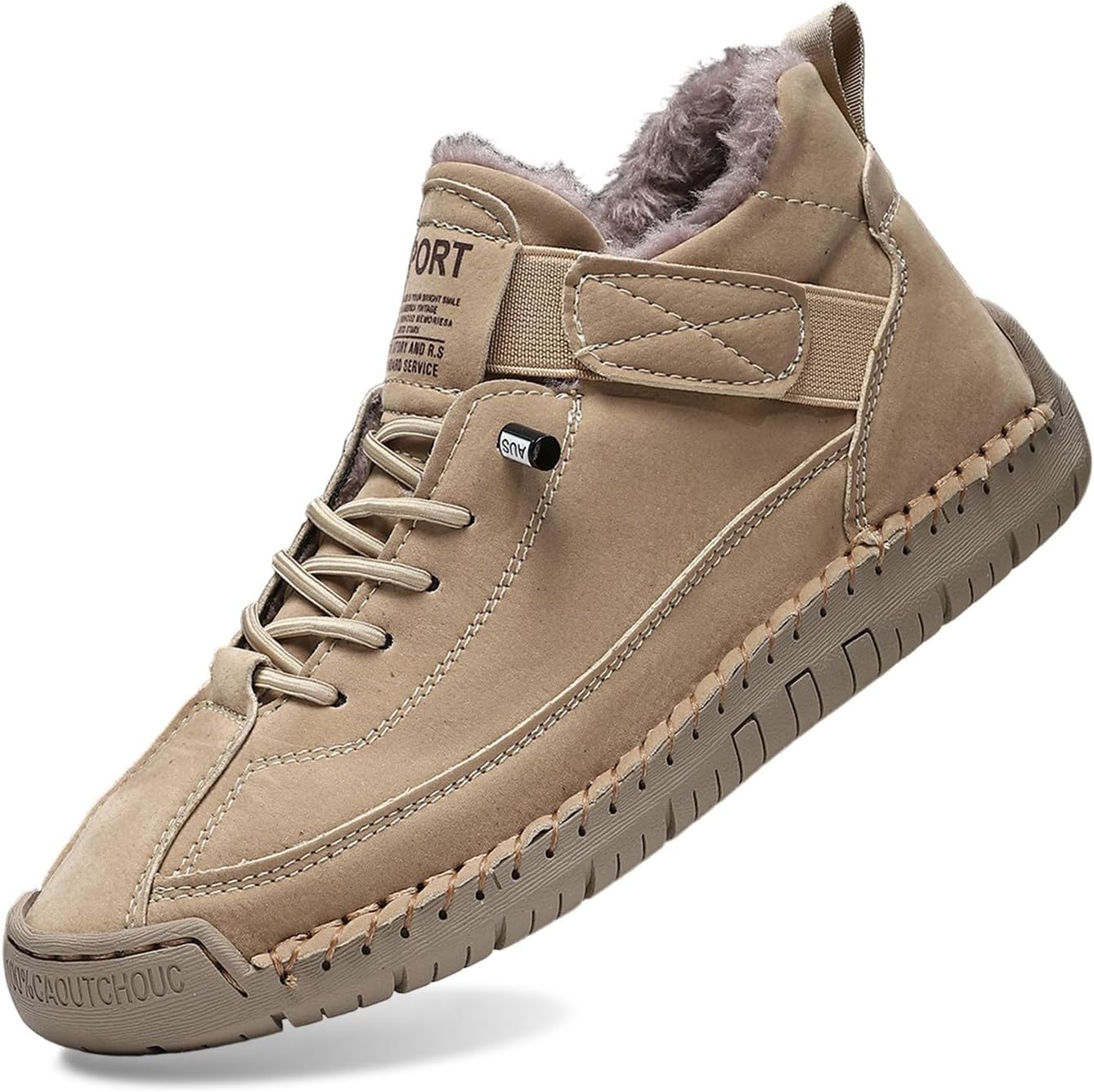 

Мужские ортопедические кроссовки-слипоны Elira Supportive, эргономичные, для ходьбы, походов, кемпинга и вождения Generic, бежевый