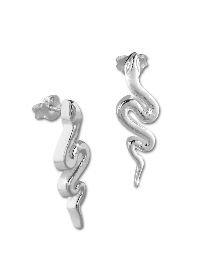 

Teenie-Weenie Детские серьги-гвоздики в виде змеи из серебра 925 пробы