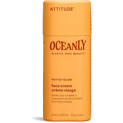 

ATTITUDE Oceanly Крем-карандаш для лица, проверенный EWG, растительные и минеральные ингредиенты, веганские продукты для ухода за кожей, PHYTO GLOW, без запаха, 8,5 грамм