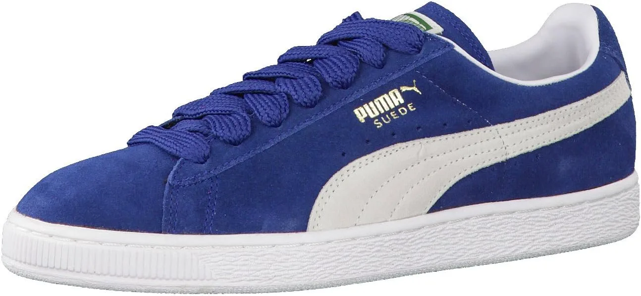 PUMA Унисекс замшевые классические кроссовки для взрослых, белый