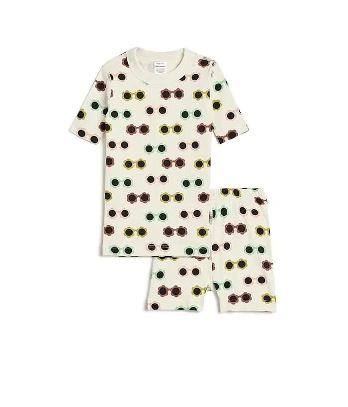 Пижама хлопковая HannaJams Print Short John Set Hanna Andersson, Sun's Out