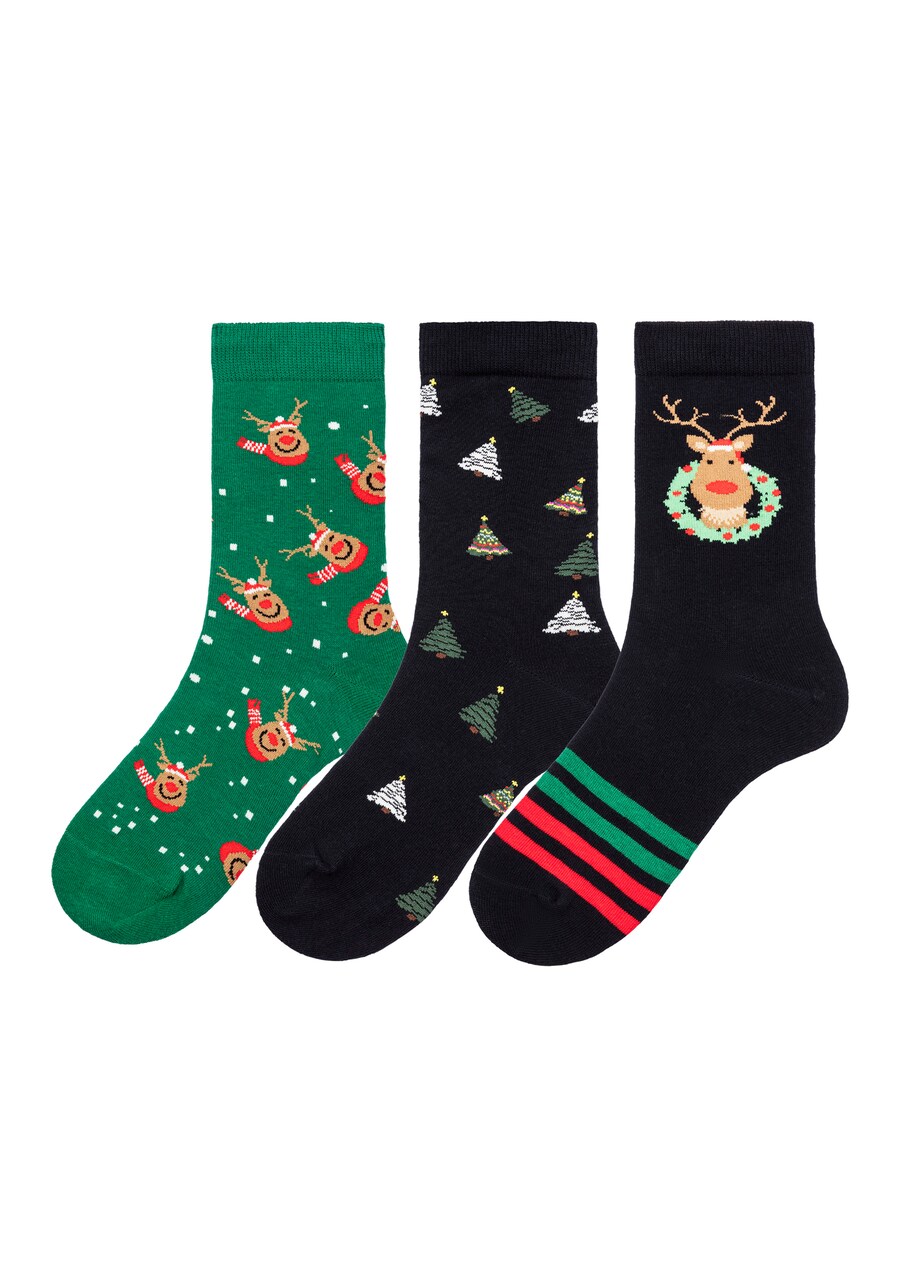 

Носки H.I.S, цвет Green/Black