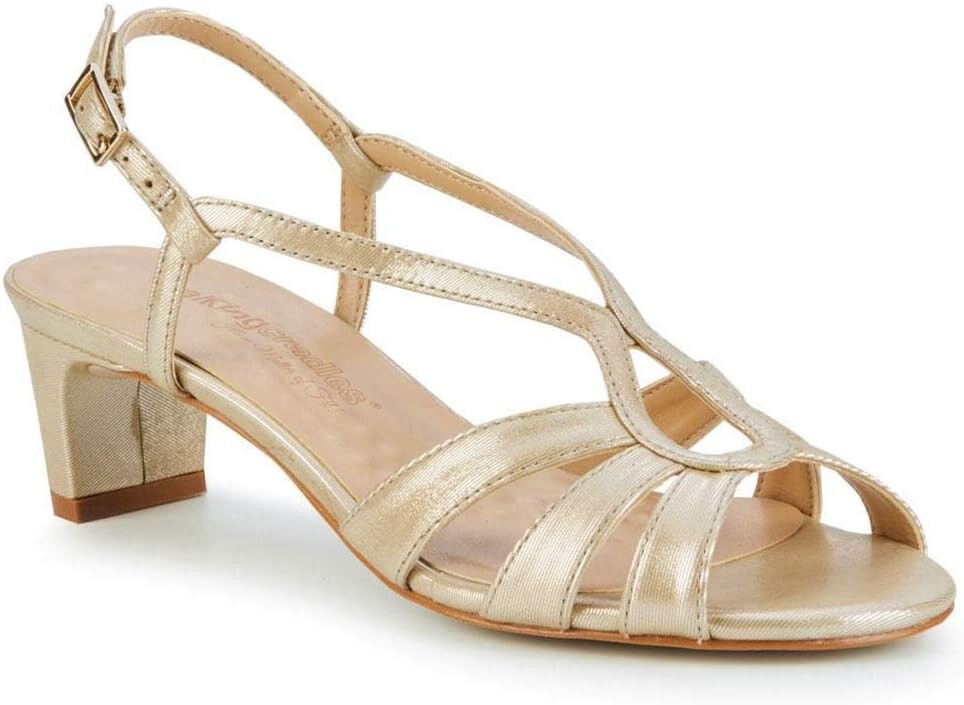 

Босоножки Leandra Walking Cradles, цвет New Gold Sparkle Leather