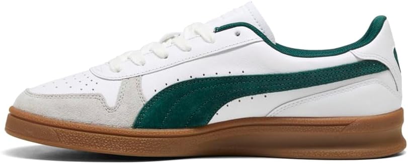 Мужские кроссовки PUMA для помещений с шнуровкой, повседневные - белые — фото 3