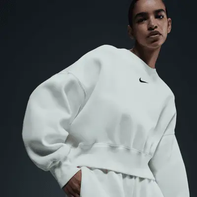 

Толстовка Nike Sportswear Phoenix Fleece, цвет Sail/Black