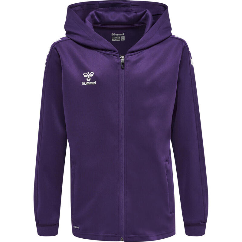 

Hmlcore Xk Zip Hood Sweat Унисекс Детская мультиспортивная толстовка с капюшоном HUMMEL, цвет weiss