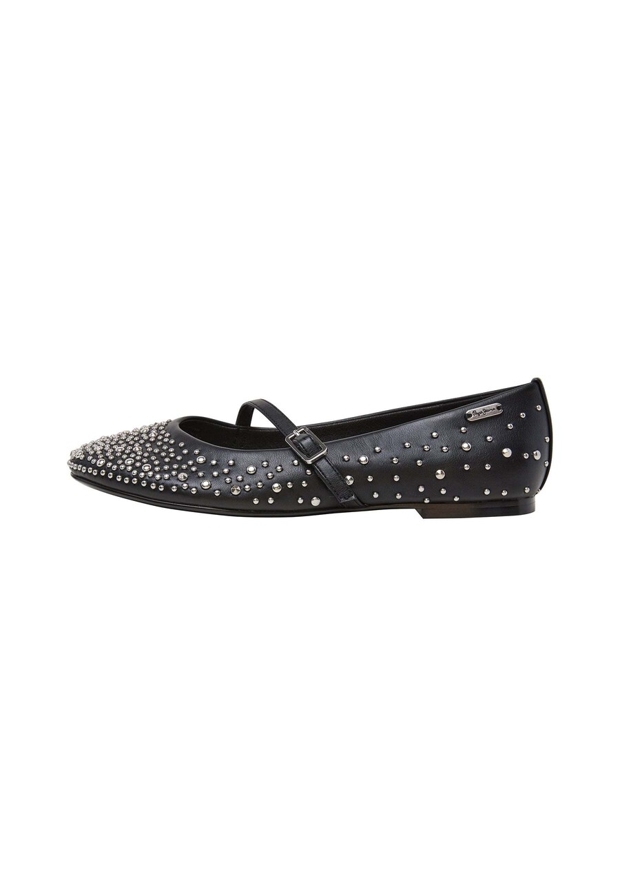Балетки с ремешком Pepe Jeans Diane, черный