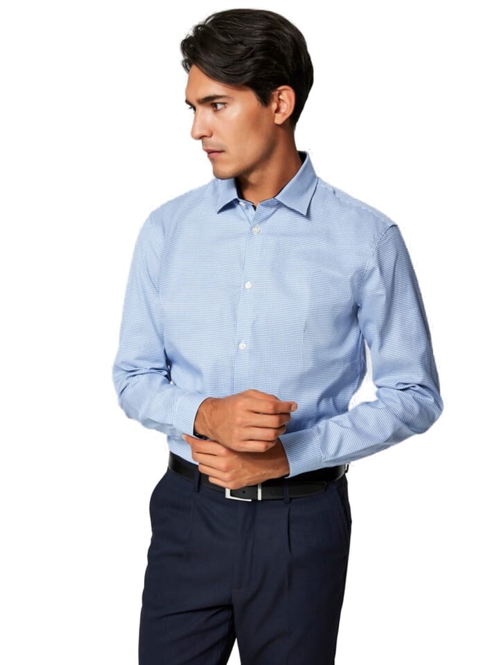 

Рубашка SELECTED HOMME SLHSLIMNEW MARK, синий