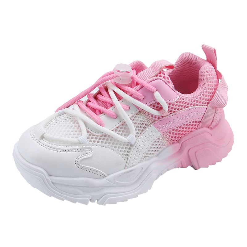 

Нескользящие низкие повседневные кроссовки для детей FIRS Kids, розовый