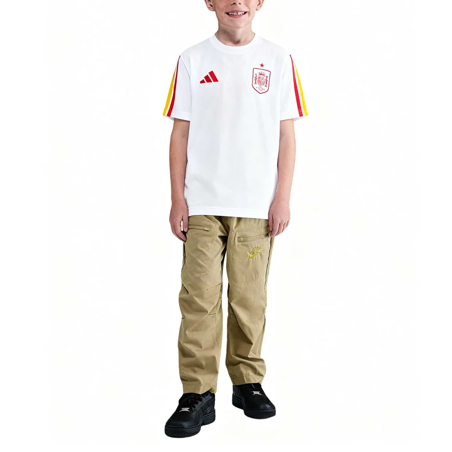 Футболка AdiClub Spain Dna Adidas, White — фото 3