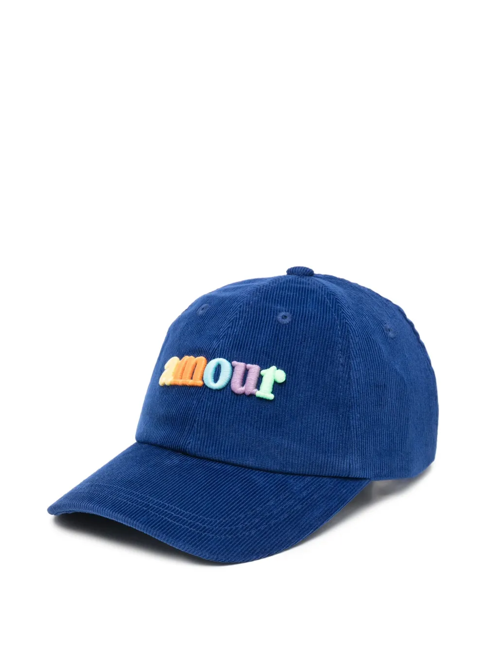 

Кепка из вельвета с вышивкой Beaumont Amour Maison Labiche, синий