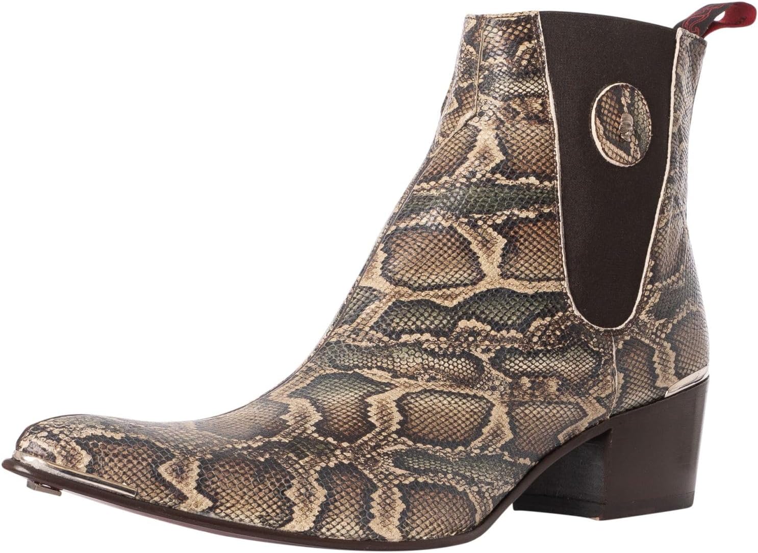 

Мужские кожаные челси-бутсы Jeffery West, коричневые