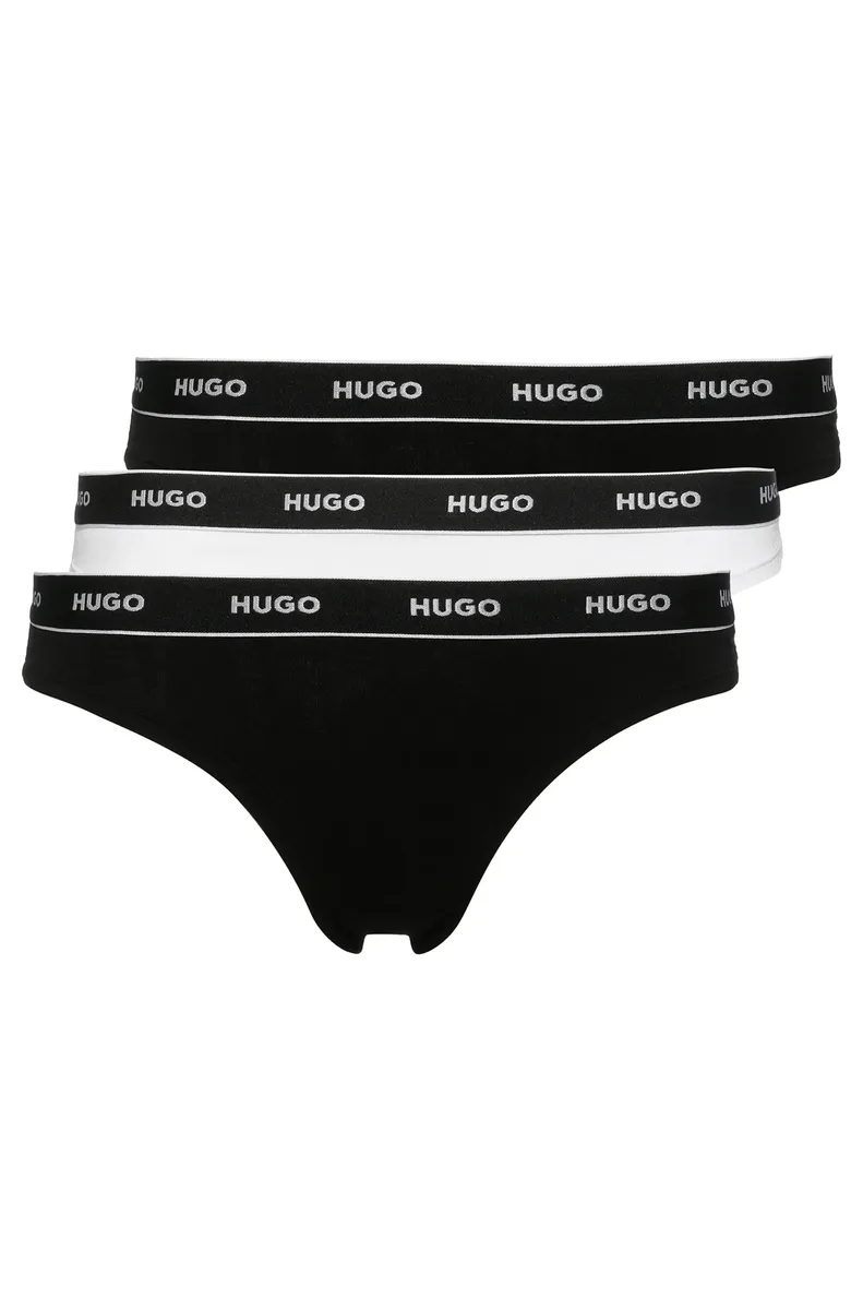 

Стринги HUGO Underwear "TRIPLET THONG STRIPE" (3 шт.), с эластичным поясом с логотипом HUGO, цвет Open Miscellaneous970