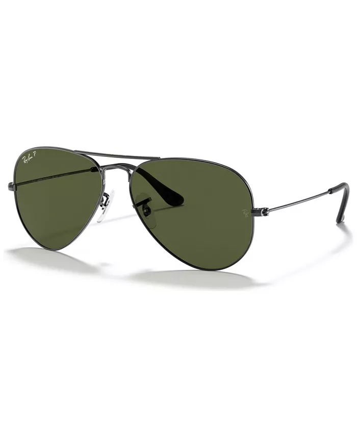 

Унисекс поляризованные авиаторы Classic Sunglasses, RB3025 Ray-Ban, черный