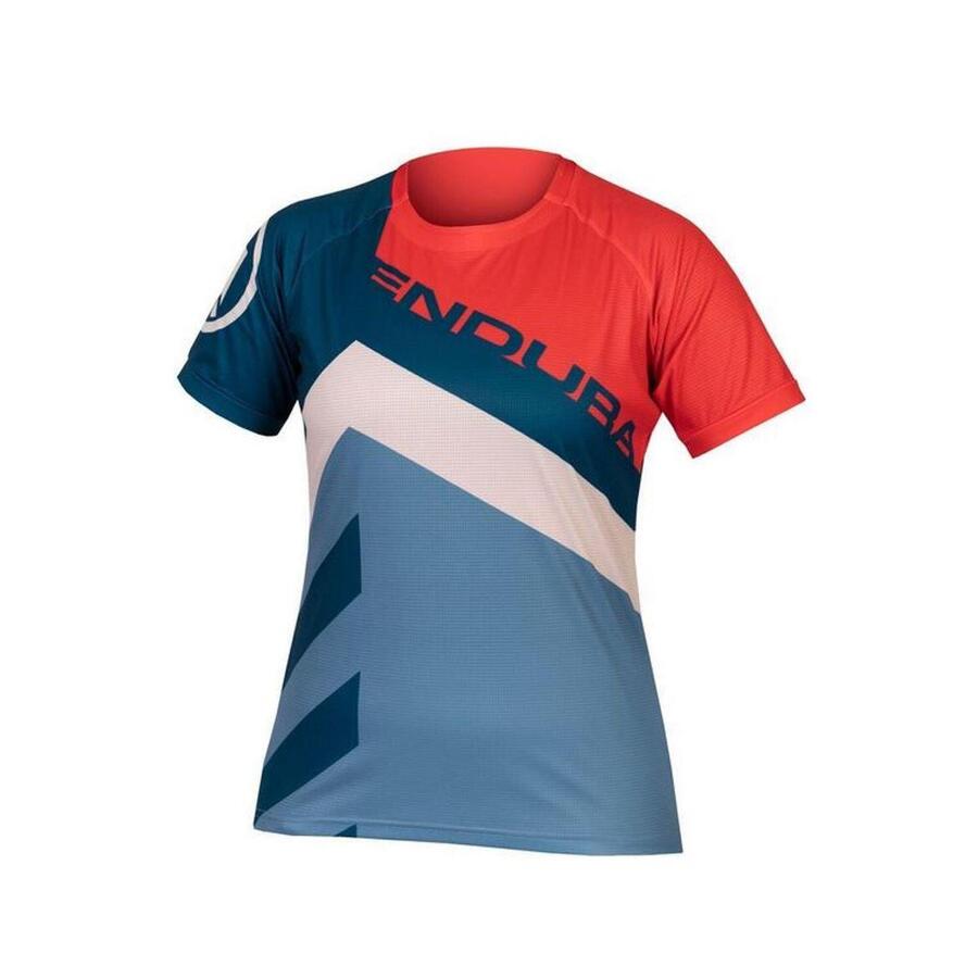 

Женская футболка Endura SingleTrack Print Shirt Pomegranate