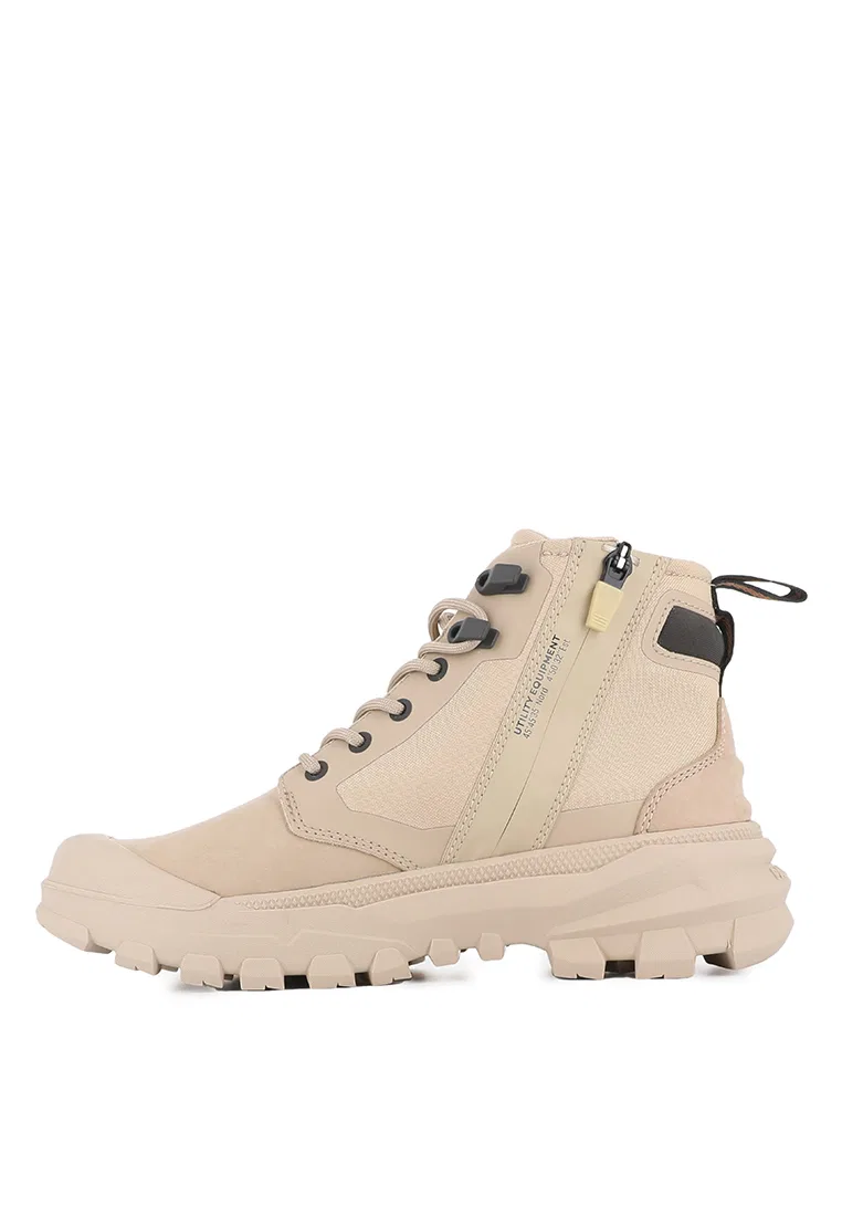 Ботинки высокие на каблуке, на молнии, Pallarider Zip Mix, Unisex, цвет микс Palladium — фото 4