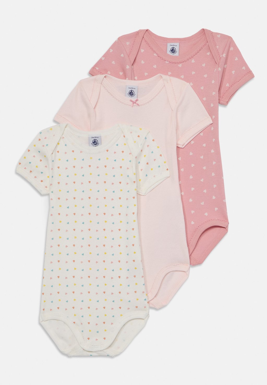 

Боди BÉBÉ 3 PACK Petit Bateau, мультиколор