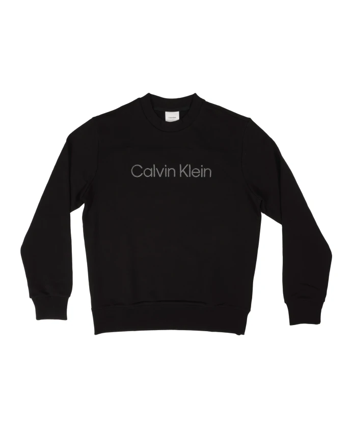 

Толстовки и худи с вышитым логотипом Calvin Klein, черный
