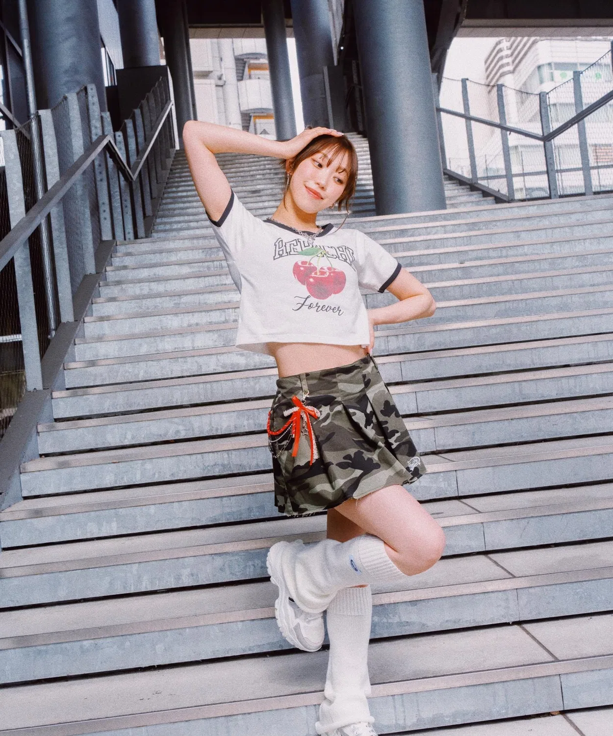 Гетры широкие HOnOKA белые — фото 4
