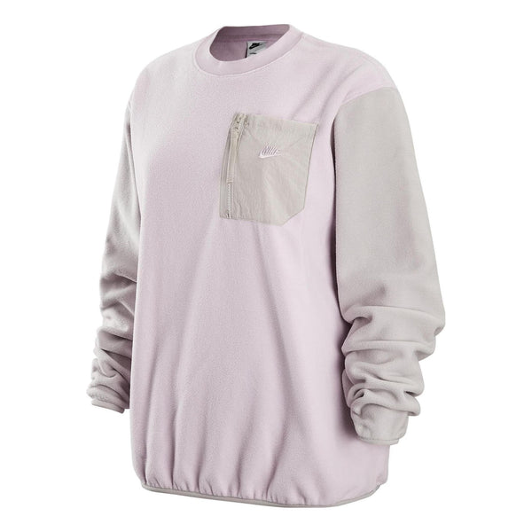 

Толстовка Nike Utility Pack Colourblock Polar Fleece Sweat 'Light Pink Purple', розовый