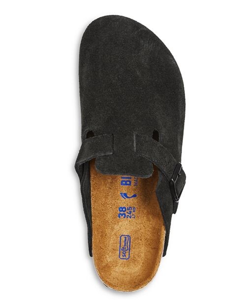 Женские бостонские сабо Birkenstock, цвет Black — фото 4