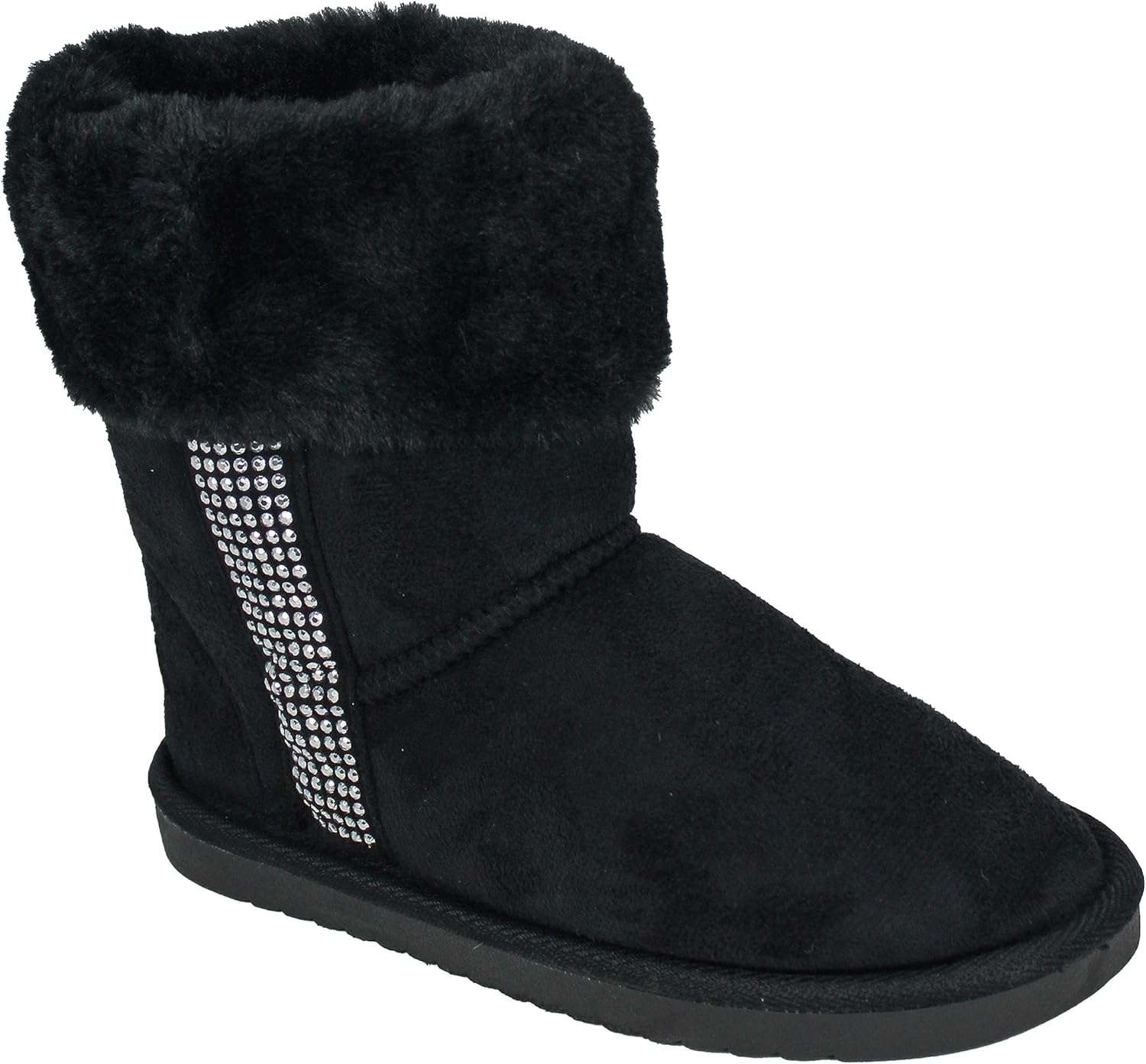 

Детские зимние сапожки bebe для девочек, удобные и уютные модные ботильоны - теплые сапожки для девочек (малыши/маленькие дети/старшие дети), Black 3