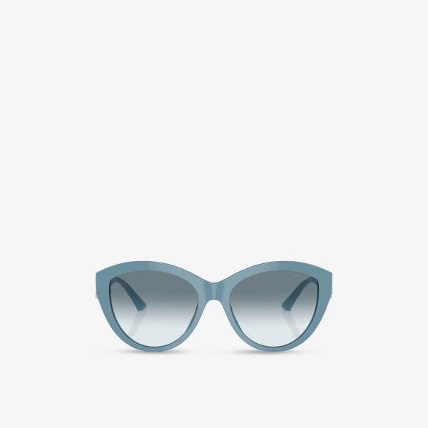 

Jc5007 phantos-frame ацетатные солнцезащитные очки Jimmy Choo, синий