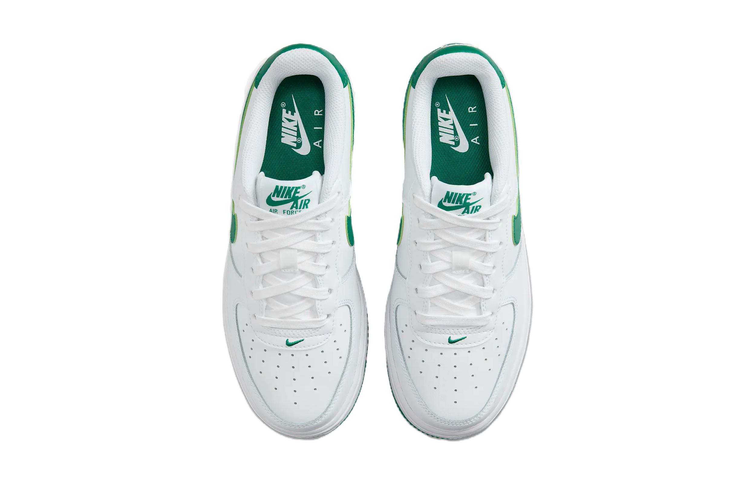 Nike Air Force 1 GS 'White Malachite', Белый Зеленый — фото 4