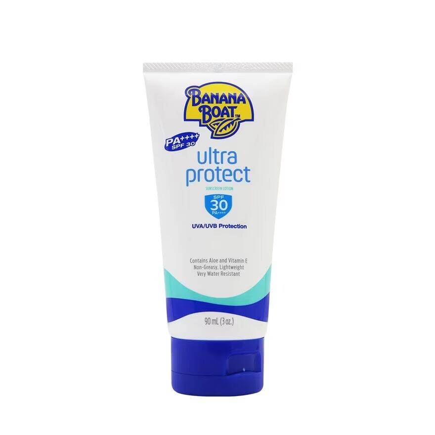 

Banana Boat Солнцезащитный лосьон Ultra Protect SPF 30 PA++++ 90 мл. โลชั่น กันแดด, Green-White