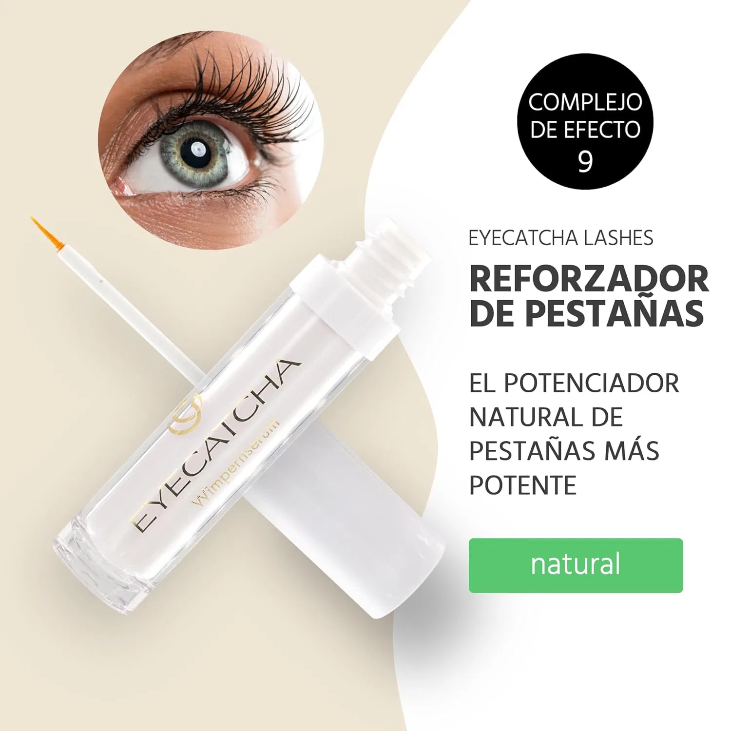 Сыворотка для роста ресниц Eyecatcha Eyelash Booster без гормонов Eyecatcha