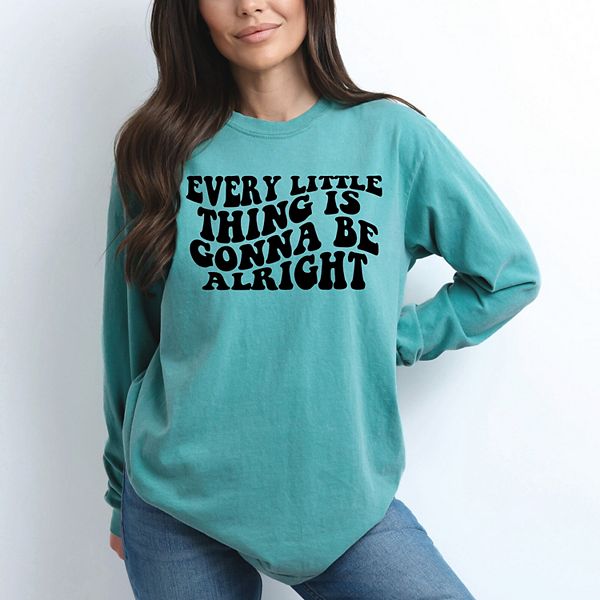 

Every little thing волнистая вещь окрашенная в стиле garment dyed лонгслив Simply Sage Market, Seafoam