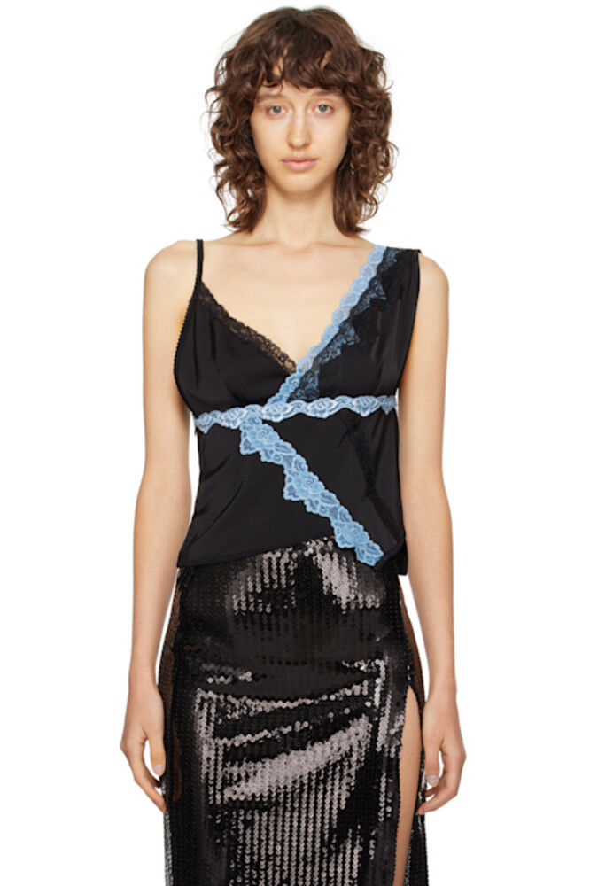 

Черная майка с V-образным вырезом VAILLANT