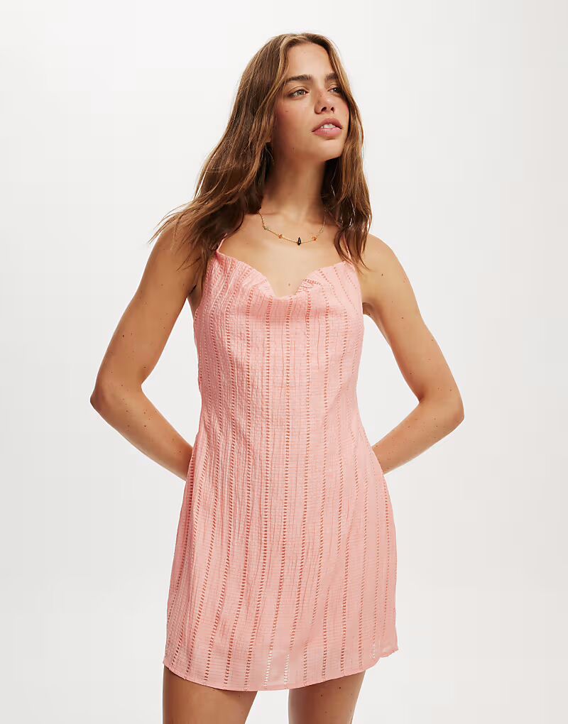 

Мини-платье Cotton:On Jet set в цвете sunset apricot