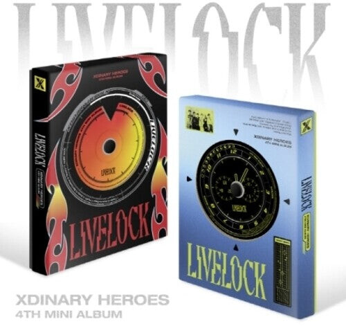 

CD диск Xdinary Heroes: Livelock - Random Cover - incl. 84pg Photobook, Credential Cost, 2 Photocards, Trading Card + Lyric Poster