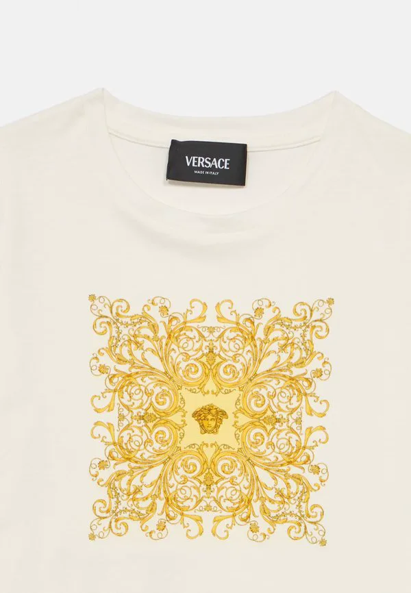 Футболка унисекс с принтом cornice medusa ramadan Versace, Bianco — фото 3
