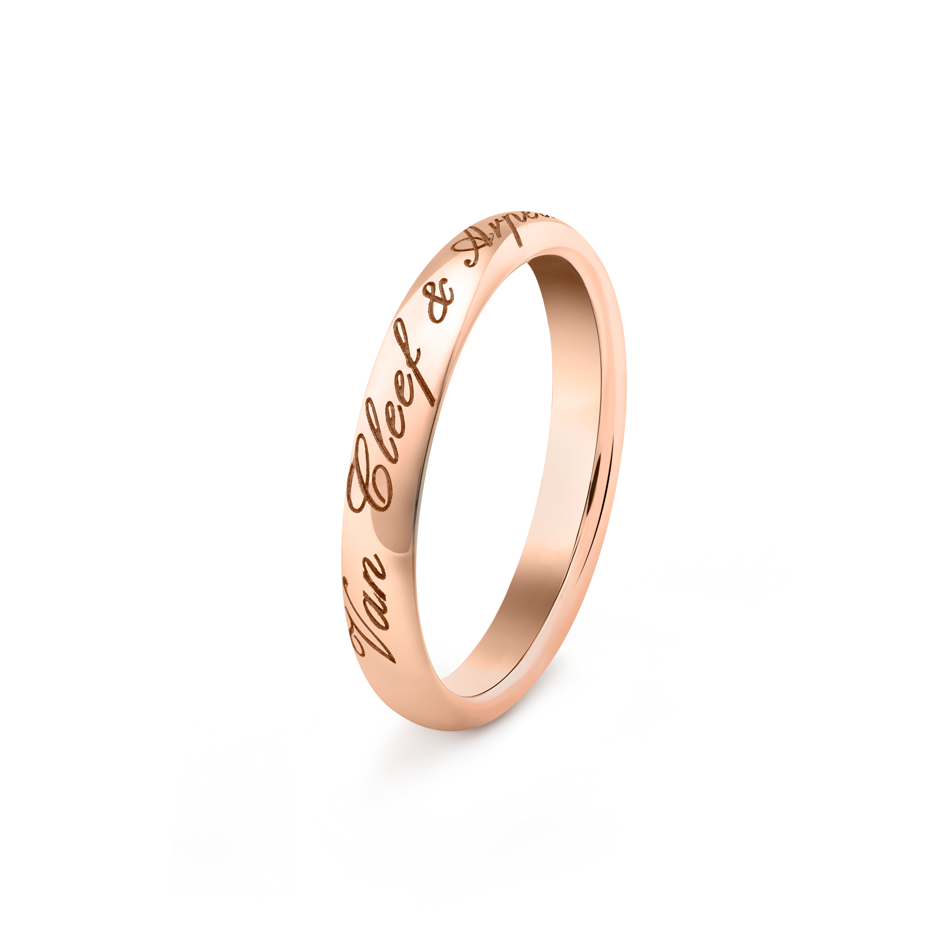 

Обручальное кольцо Van Cleef & Arpels Tendrement Signature, 18-ct розовое золото