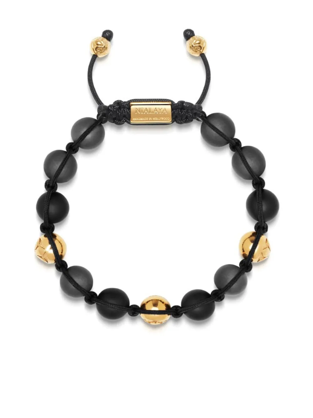 

Браслет из бусин Nialaya Jewelry, золотой