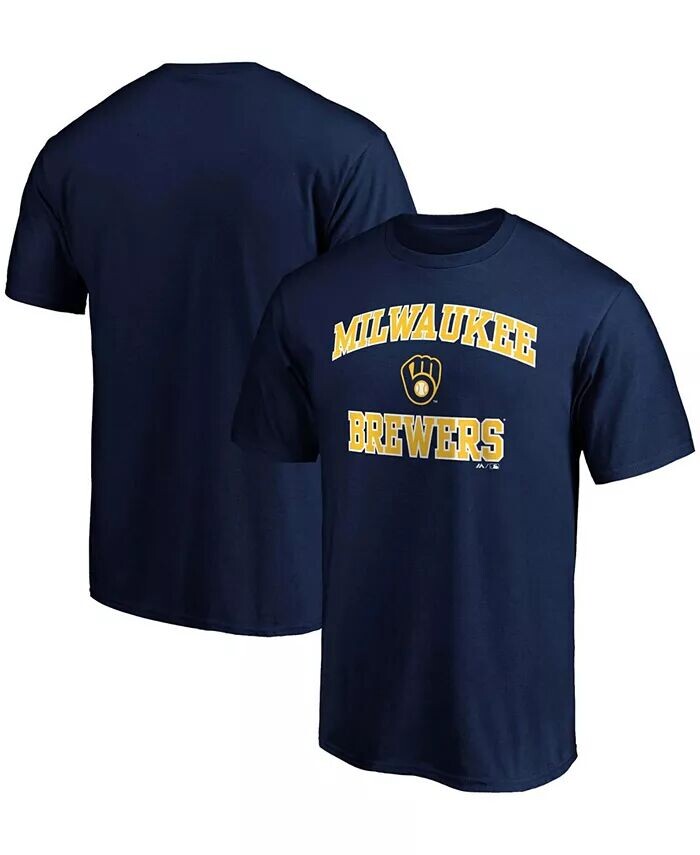 

Мужская темно-синяя футболка Milwaukee Brewers Heart and Soul Fanatics