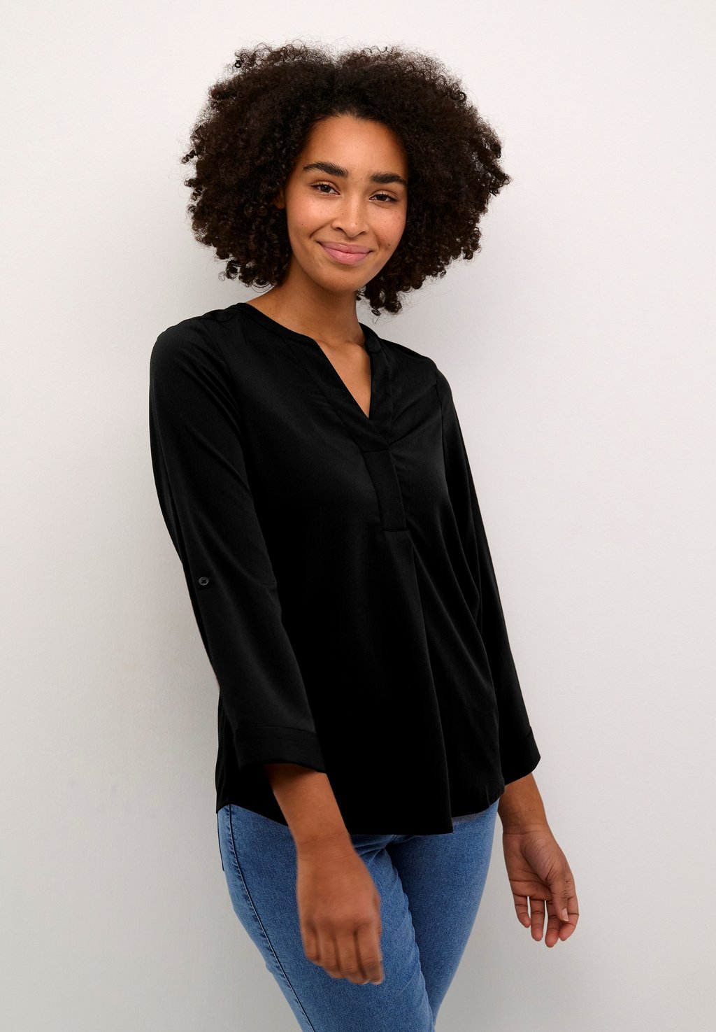 

Блуза KAMIA Kaffe, цвет Black Deep