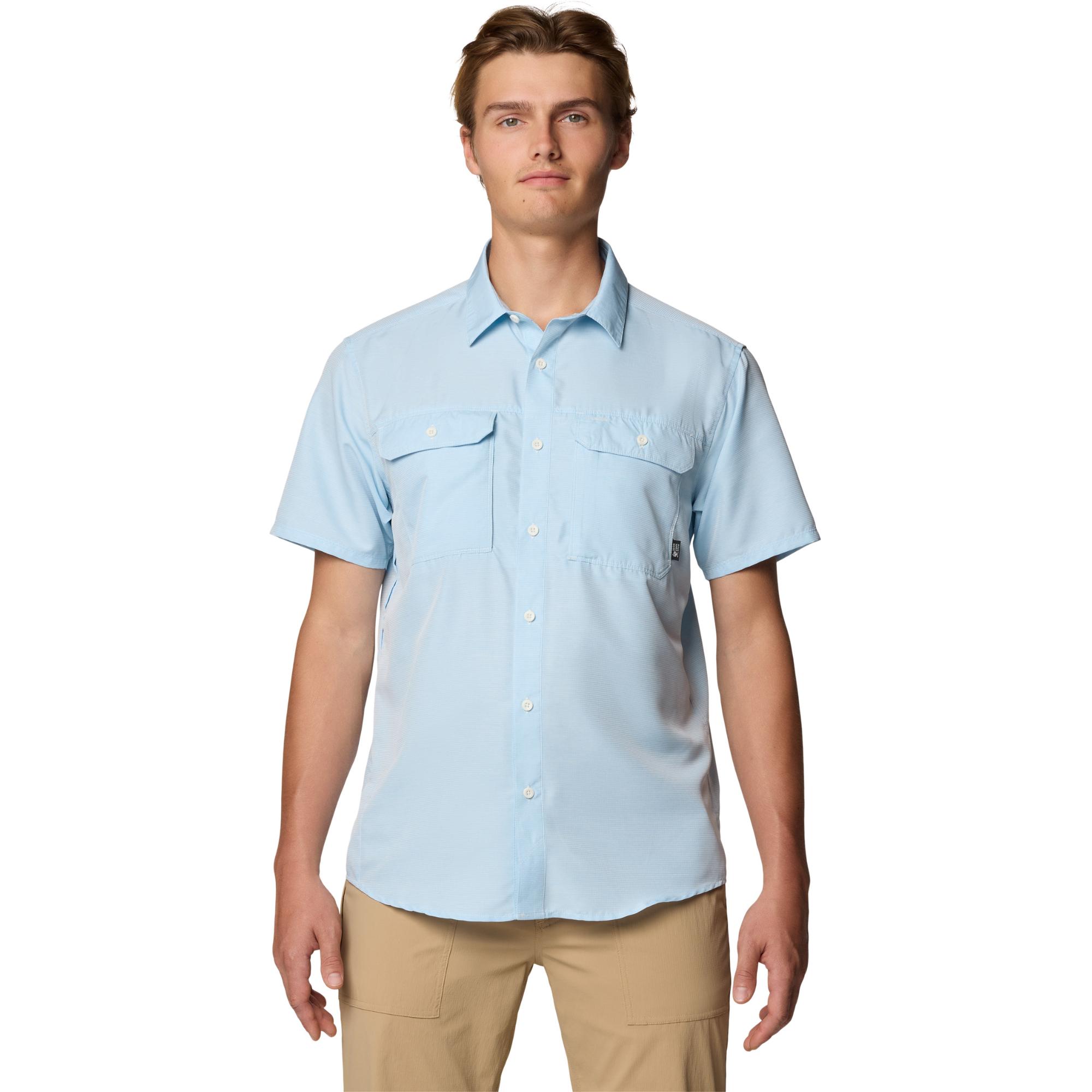 

Мужская рубашка с коротким рукавом Canyon Mountain Hardwear, Blue Chambray