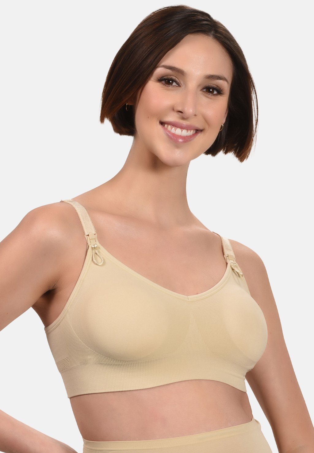 

Бюстгальтер NON-WIRED BREASTFEEDING Mamsy, бежевый