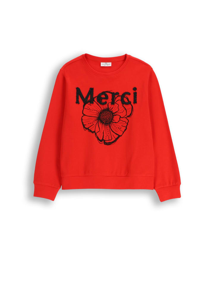 

Хлопковая рубашка с длинными рукавами красного цвета Coccodrillo