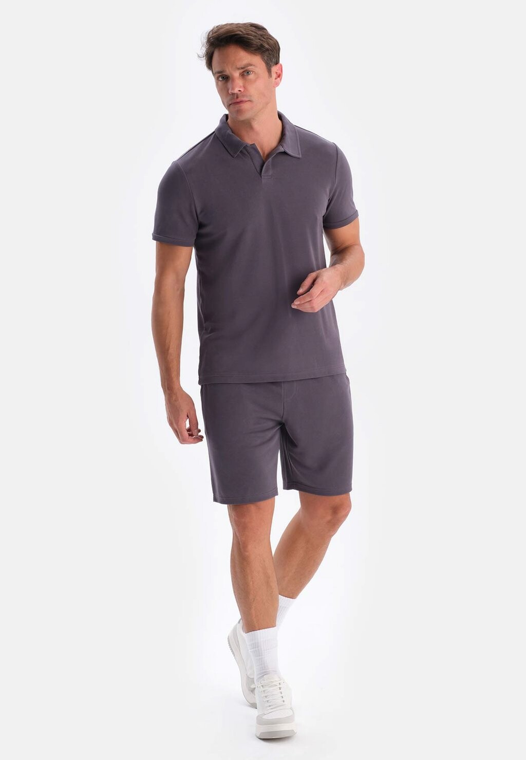 

Рубашка поло SHORT SLEEVE REGULAR DAGI, серый