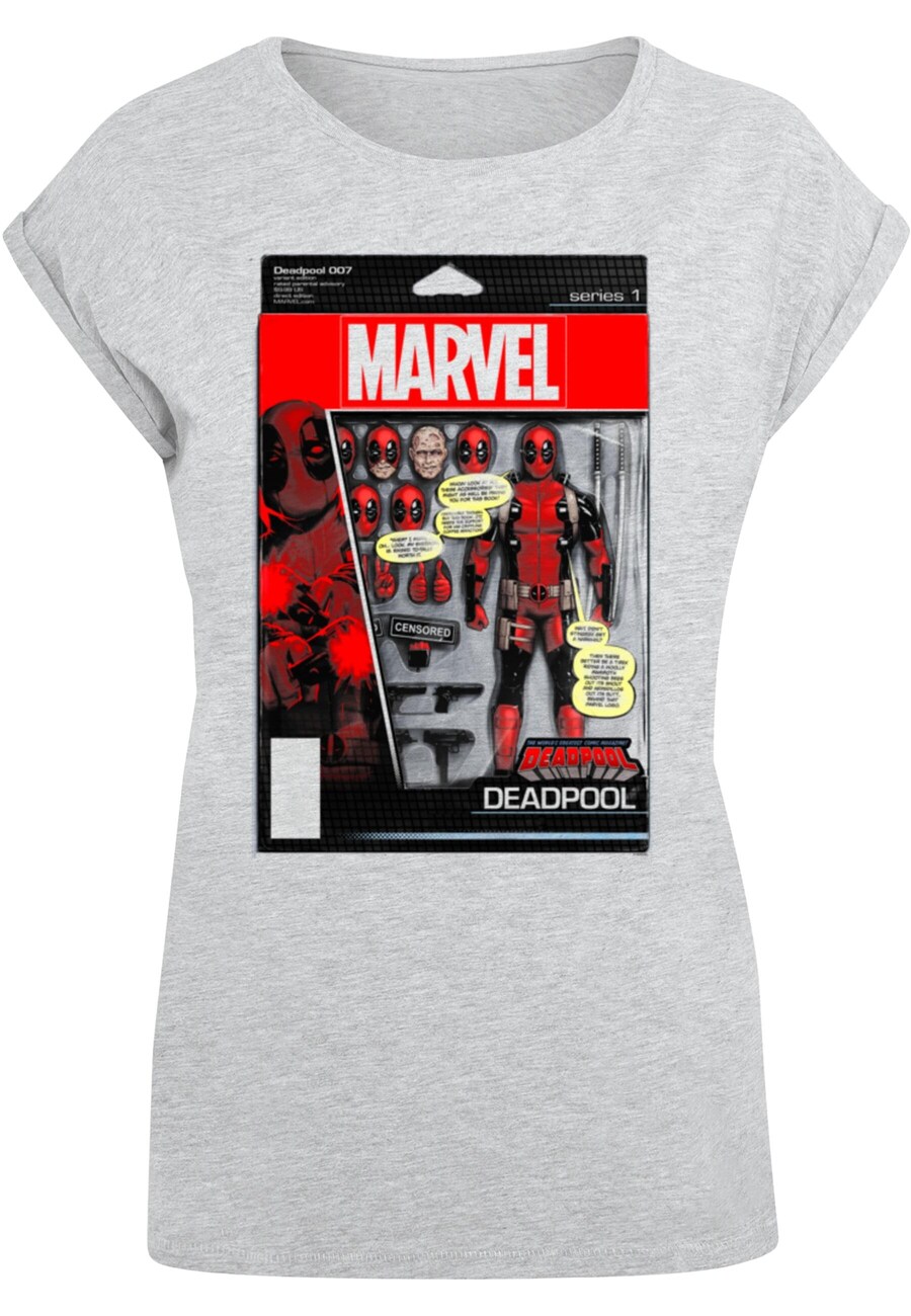 

Рубашка ABSOLUTE CULT Deadpool - Action Figure, светло-серый
