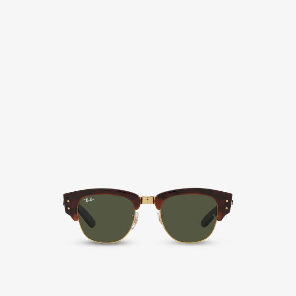 

Солнцезащитные очки Mega Clubmaster в квадратной оправе из ацетата Ray-Ban, желтый
