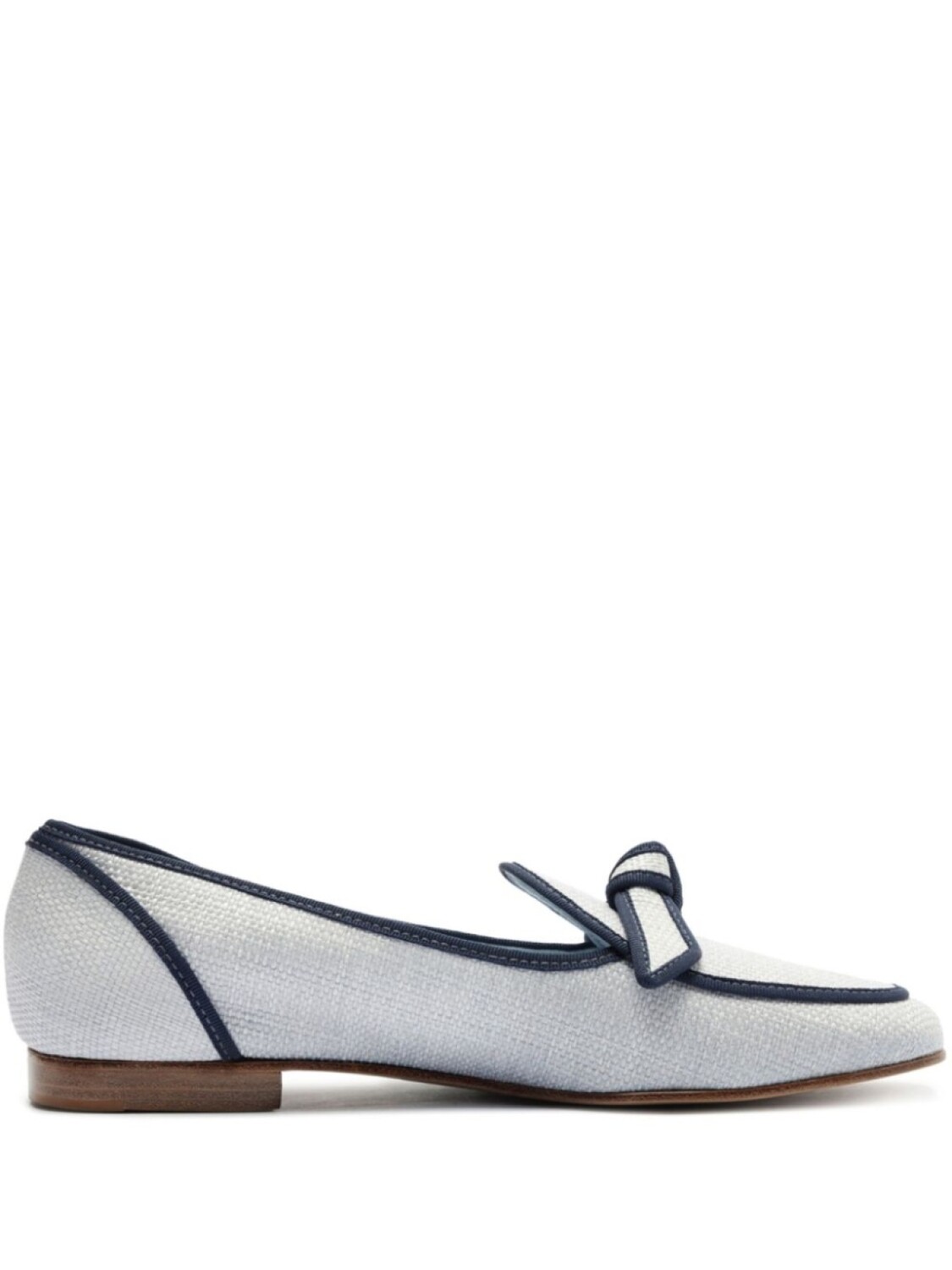 

Лоферы из рафии Alexandre Birman, синий
