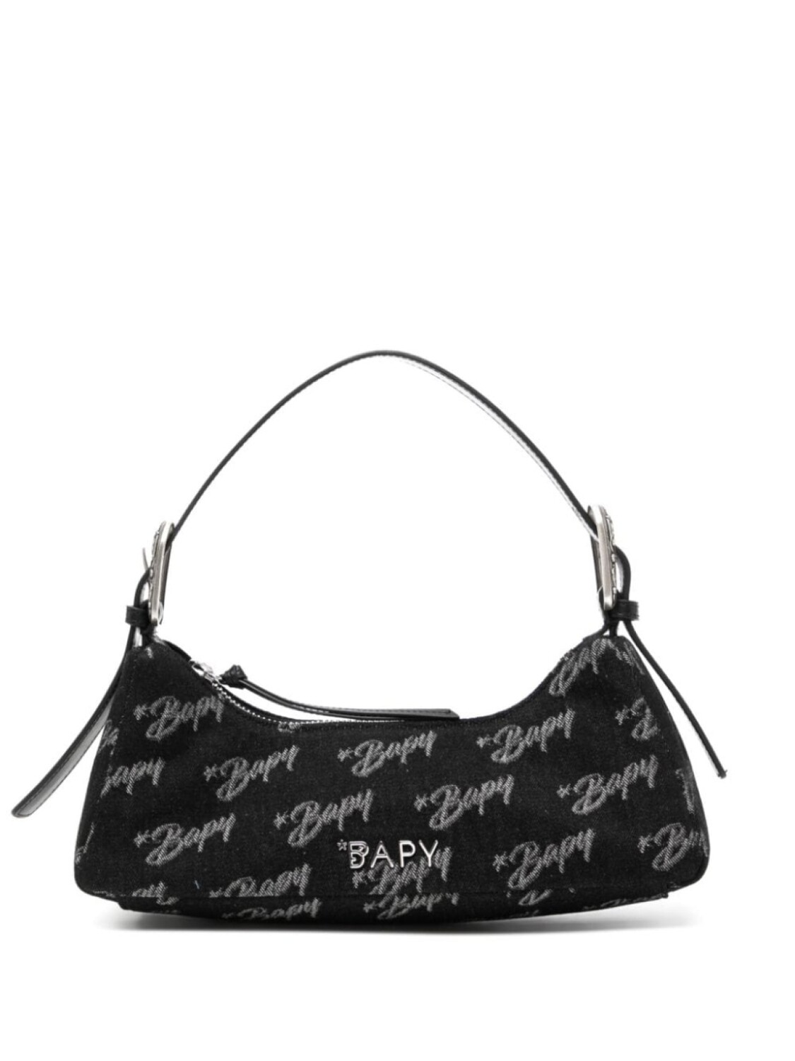 

BAPY BY *A BATHING APE джинсовая сумка на плечо с монограммой, черный