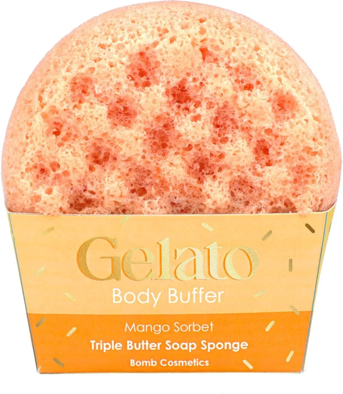 Губка-мыло Bomb Cosmetics Mango Sorbet с тройным маслом Bomb Cosmetics